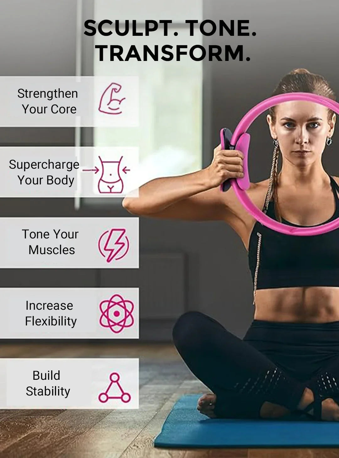 New Fitness Must-Have Pilates Ring – Full Body Toning & Leg Resistance Trainer 60% OFF NOW!