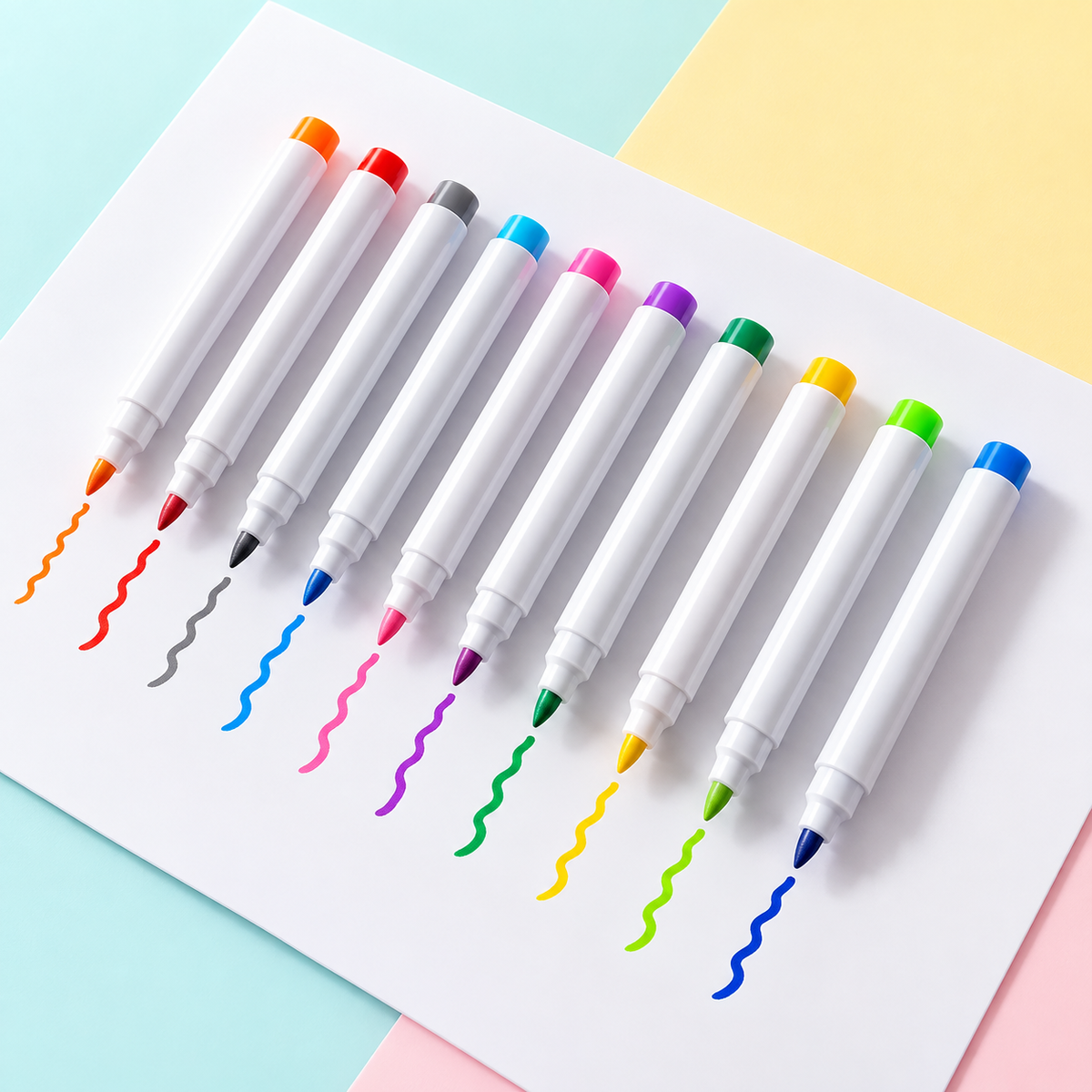 Creative Rewritable Acrylic LED Message Board (set come with 7 Pens)