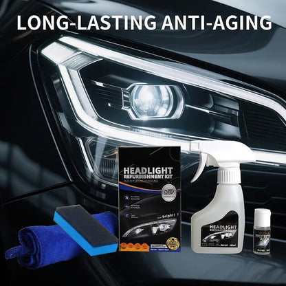 60K+ SOLD!Automotive Headlamp Restoration Fluid, blurring enhanced crystalline coating refurbisher