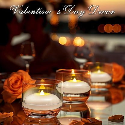 Water-Activated Floating LED candle shape – Flameless Waterproof Ambiance for Any Occasion