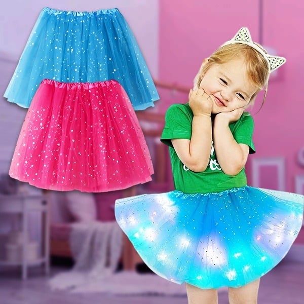 Princess Glow LED Skirt | Soft, Safe & Stretchy for All-Day Play– Last Chance at This Price!