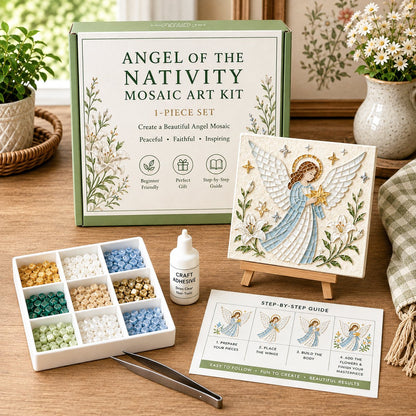 LAST DAY 49% OFF - Nativity Sea Glass Art Kit – Beginner-Friendly