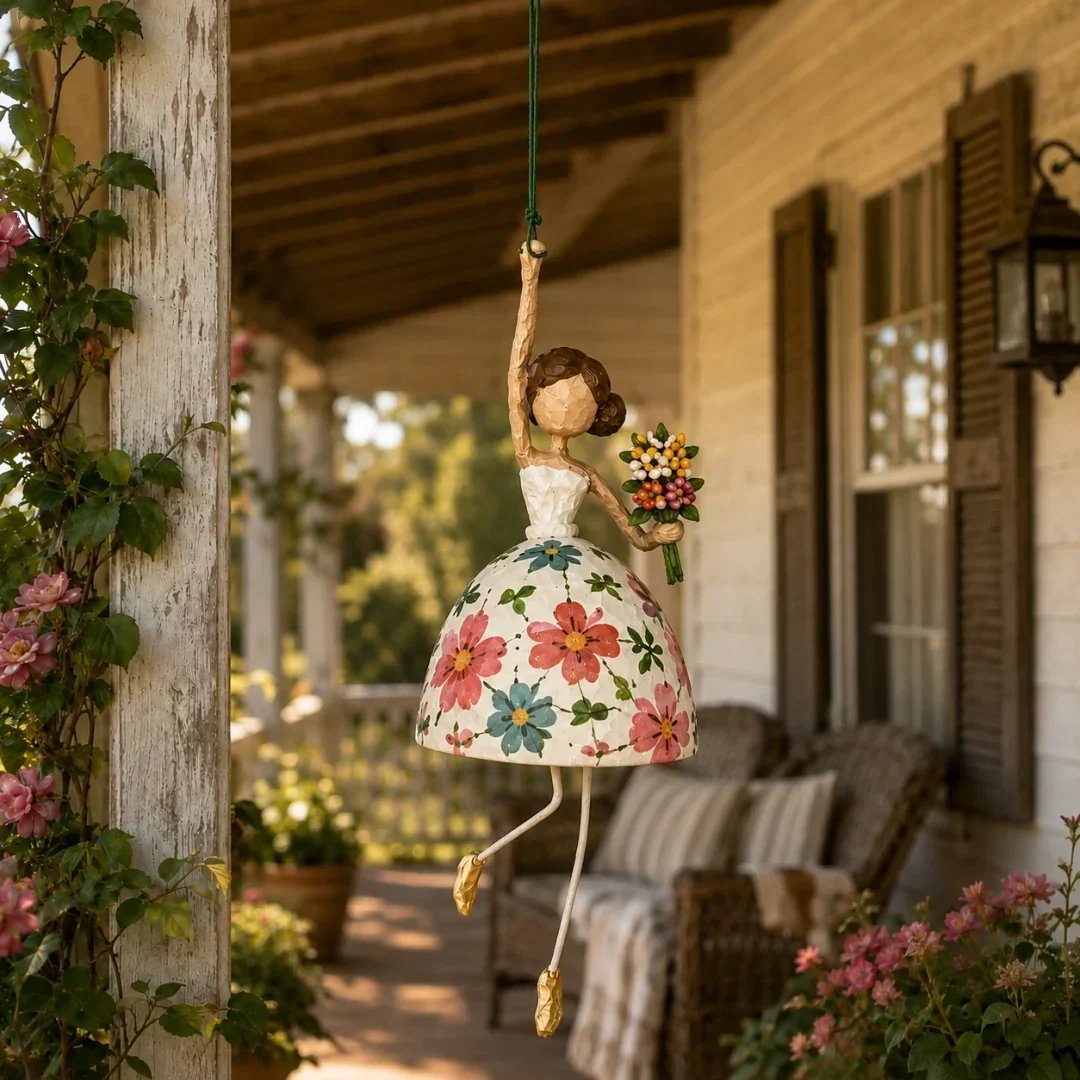 Let Your Space Dance — Whimsical Dancing Lady Hanging Ornament