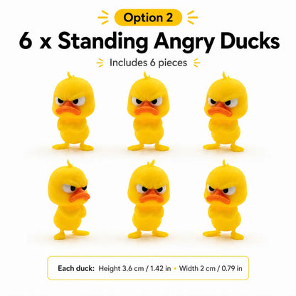Angry Duck Desk Figurine — Add a Tiny Attitude to Your Space!