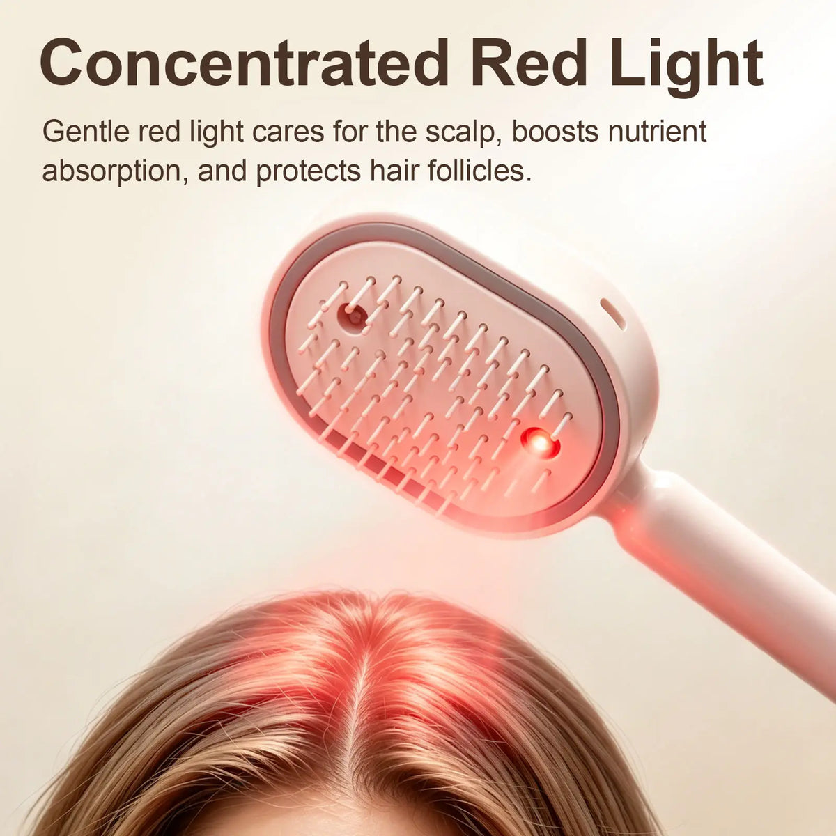 Electric Spray Air Cushion Massage Comb, Anti-Tangle Electric Hair Brush