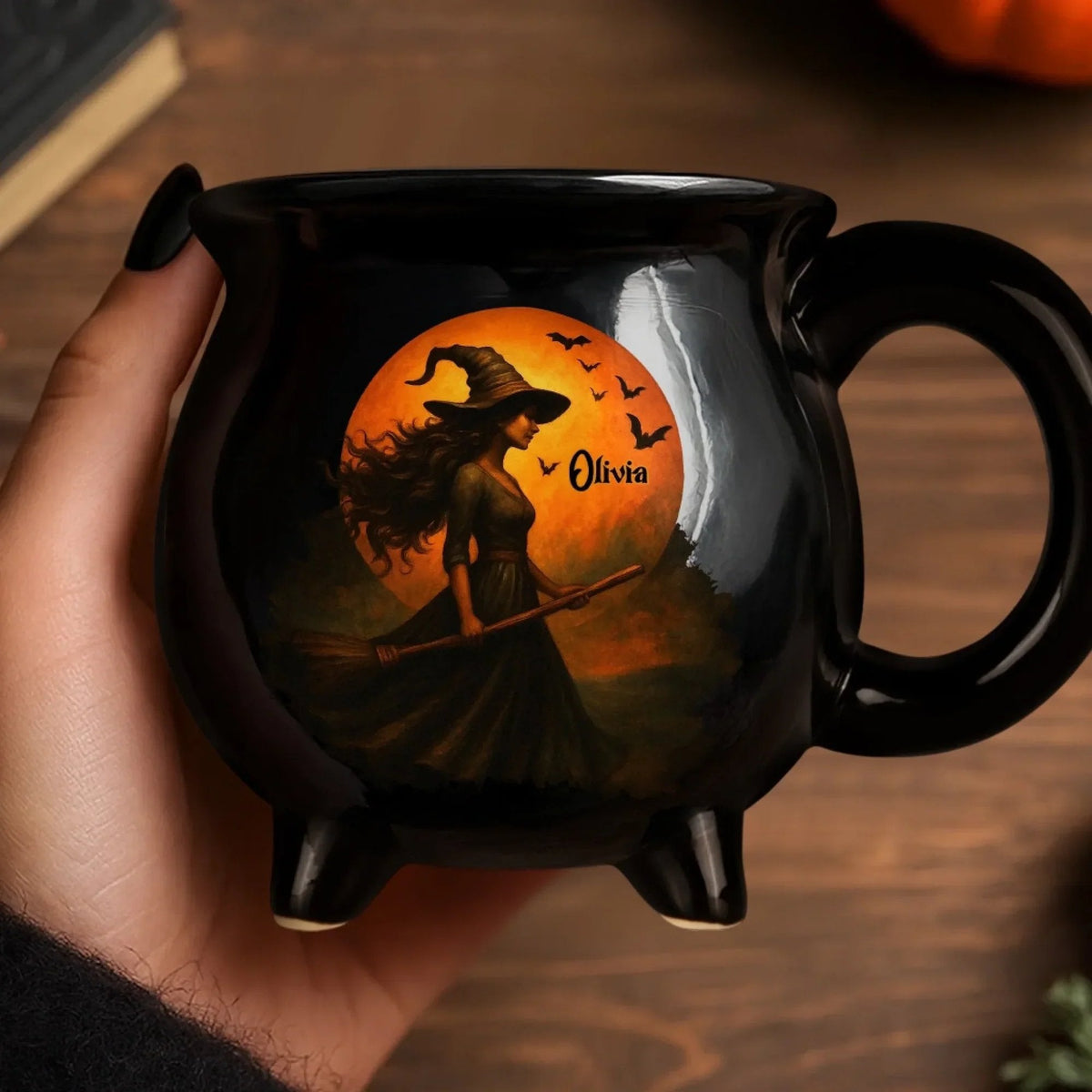 Halloween Early Bird SaleCustom Witch Cauldron Mug — The Ultimate Halloween Brew!