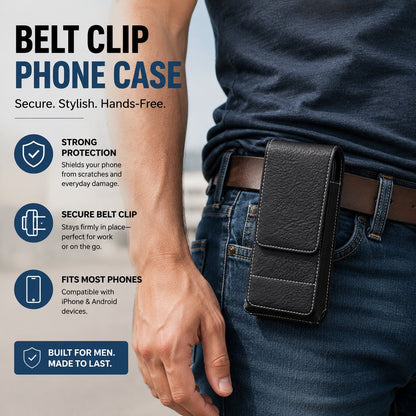 Big Discount | Waist Belt Cell Phone Pouch Multi-Pocket Leather Card Holder
