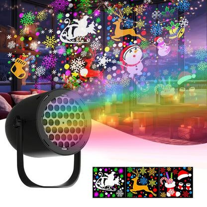 LED Christmas Projection Lamp – 16 Patterns of Pure Holiday Magic!