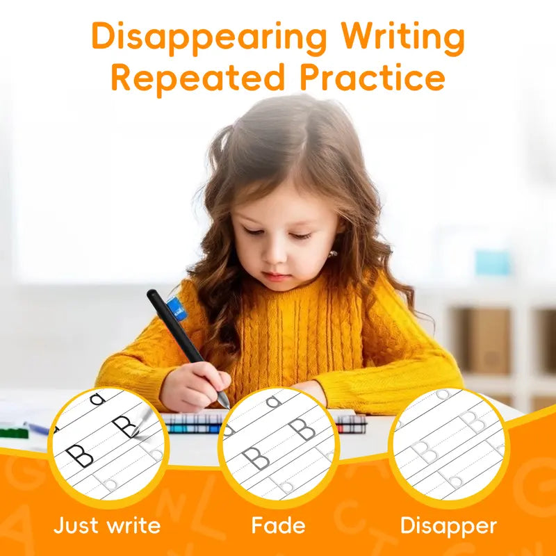 Kids Reusable Writing Workbook, Early Learning Gift