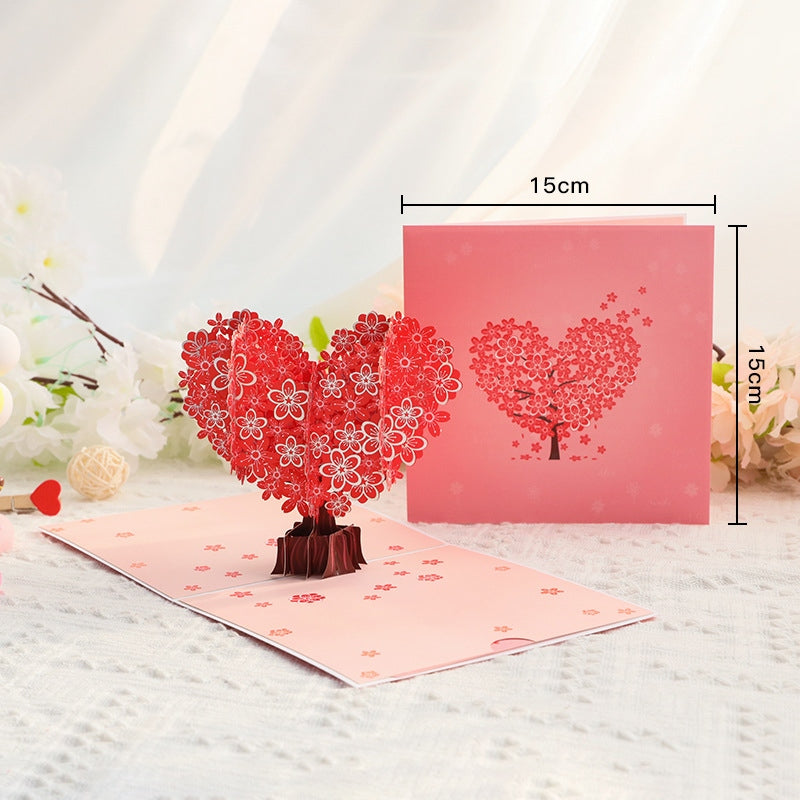 Paper Love Mother's Day Card, Happy Mothers Day Pop Up Card 3D Design