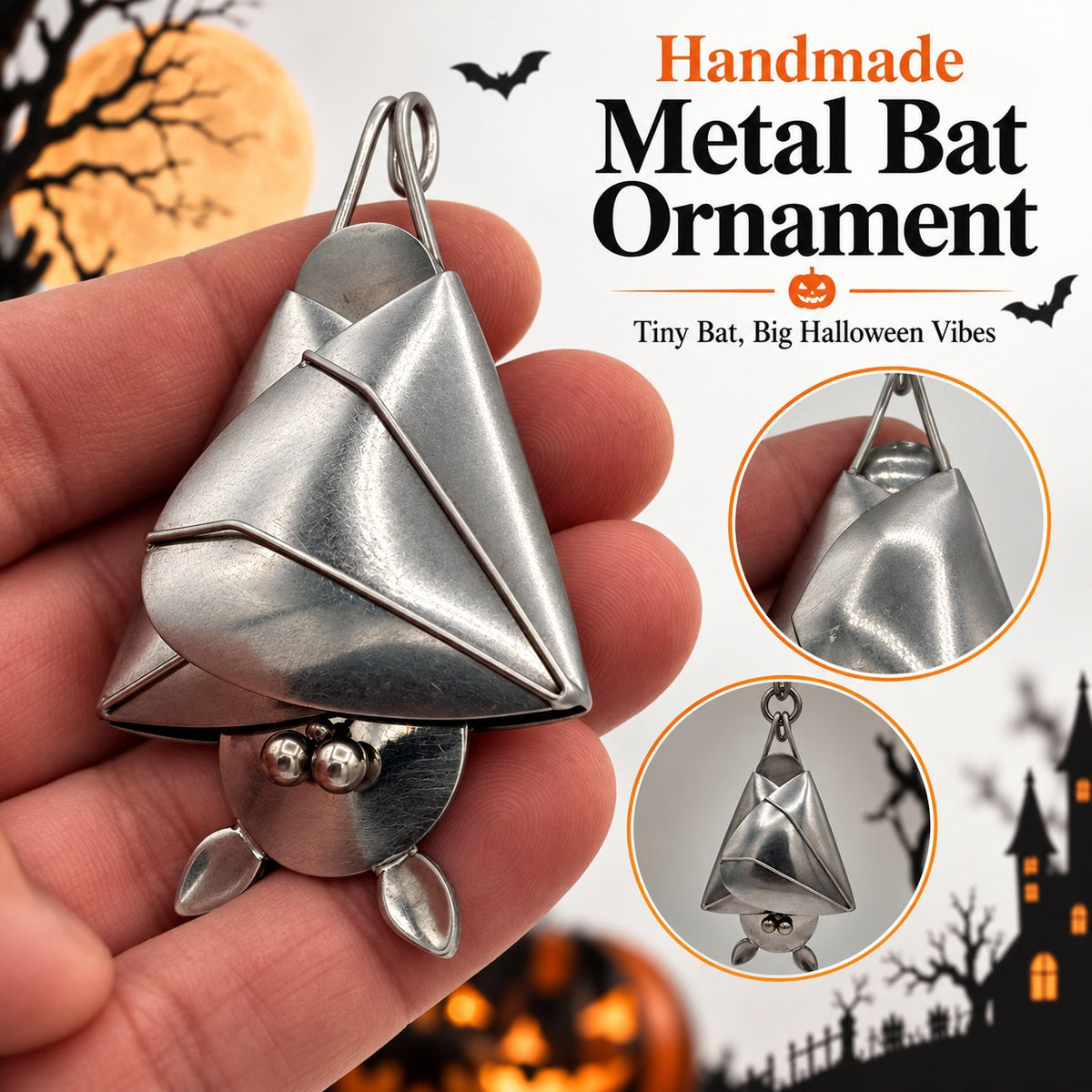 Last Day 49% OFF - Handcrafted Shy Hanging Bat – Your New Little Houseguest