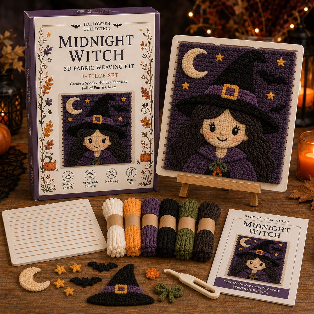Halloween Fabric Weaving Kit
