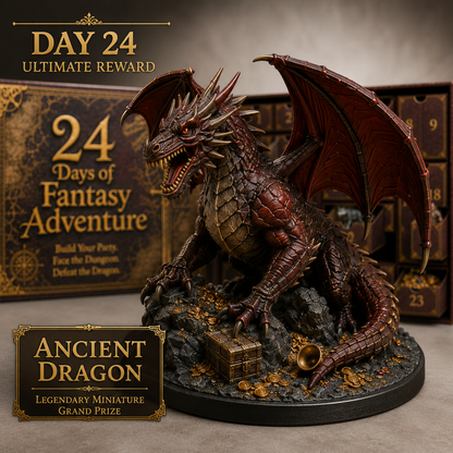 24 Days of Fantasy Quest Advent Calendar 2026 | Heroes, Monsters & Dragon Finale