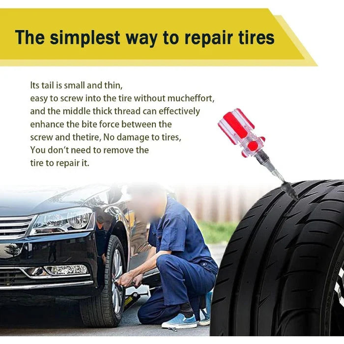 Self-Sealing Tire Repair Screws – Instant Leak Fix & Fast Tire Restore