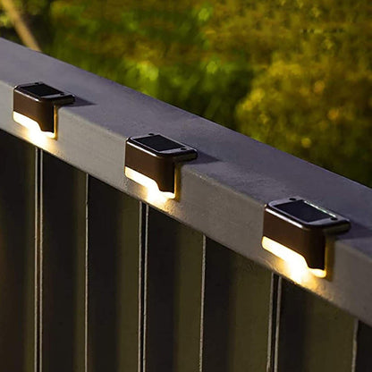 Solar Step Lights – Waterproof Garden Glow in Warm, White & Color Modes