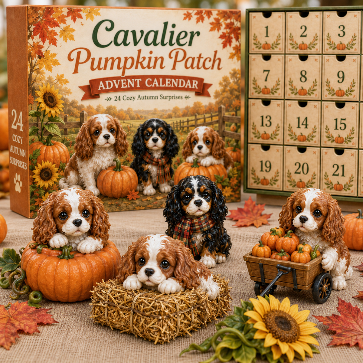 Cavalier Adventures 24-Day Advent Calendar – 6 Themed Collections