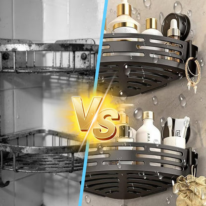 Suction Cup Storage Rack — No Drilling Required, Instantly Adds Storage Space