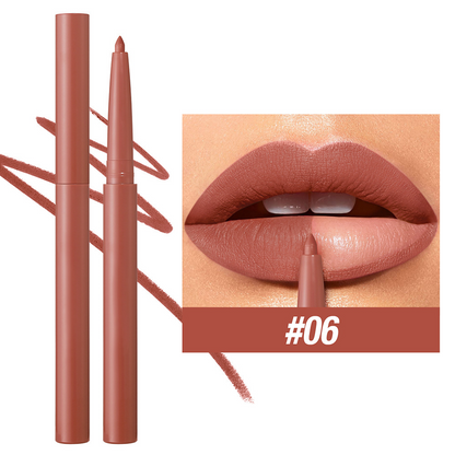 12-Color Matte Lip Liner Set- Define Your Lips with Confidence