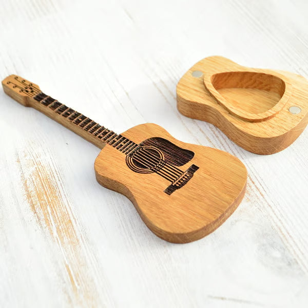 LAST DAY 55%OFFWooden Acoustic Guitar Pick Box
