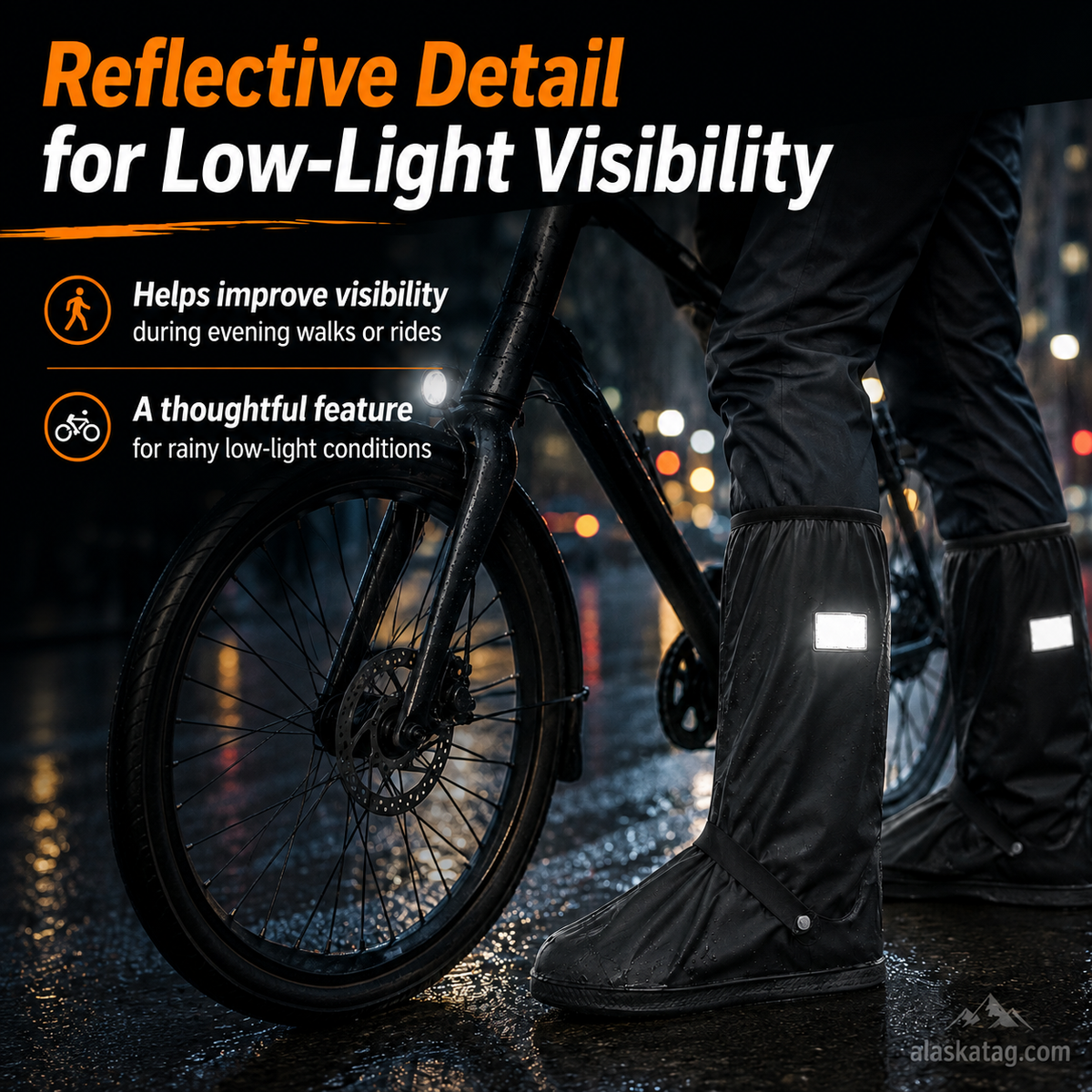 Reusable Waterproof Boot Covers for Rain, Mud & Snow