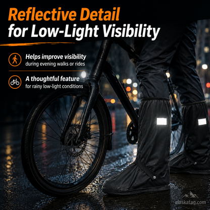 Reusable Waterproof Boot Covers for Rain, Mud & Snow