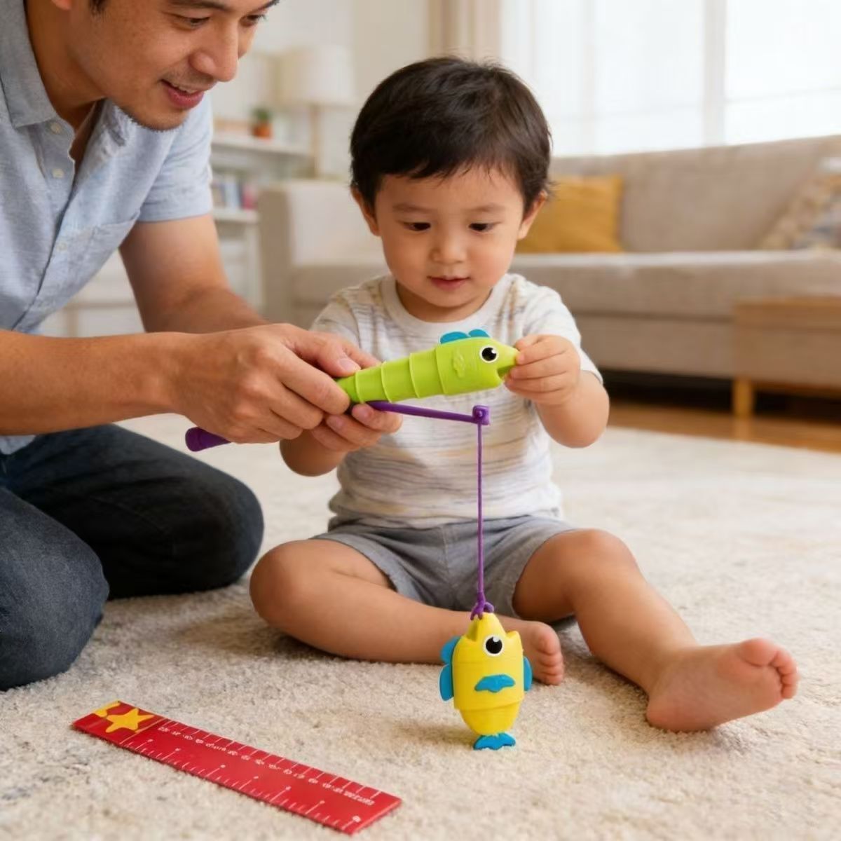 Retractable Fish Toy SetThe Fast-Paced Fishing Game Kids Can't Put Down