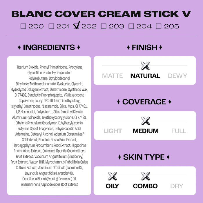 Final 3 hours 50% OFFColor-Changing Cover Cream Stick Skincare meets makeup