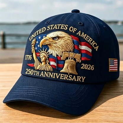 Limited Edition Eagle & Liberty Commemorative Hat – United States 250th Anniversary