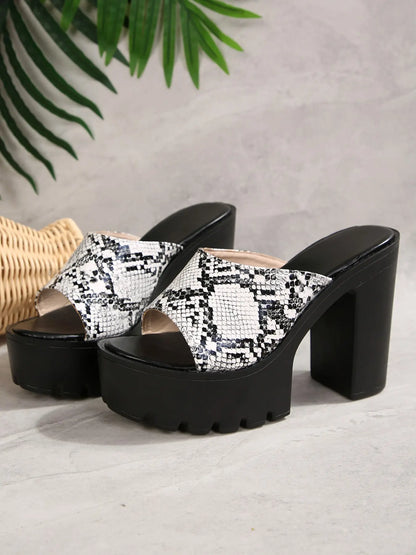 Women's Sandals – Platform, Chunky Sole, High Heel