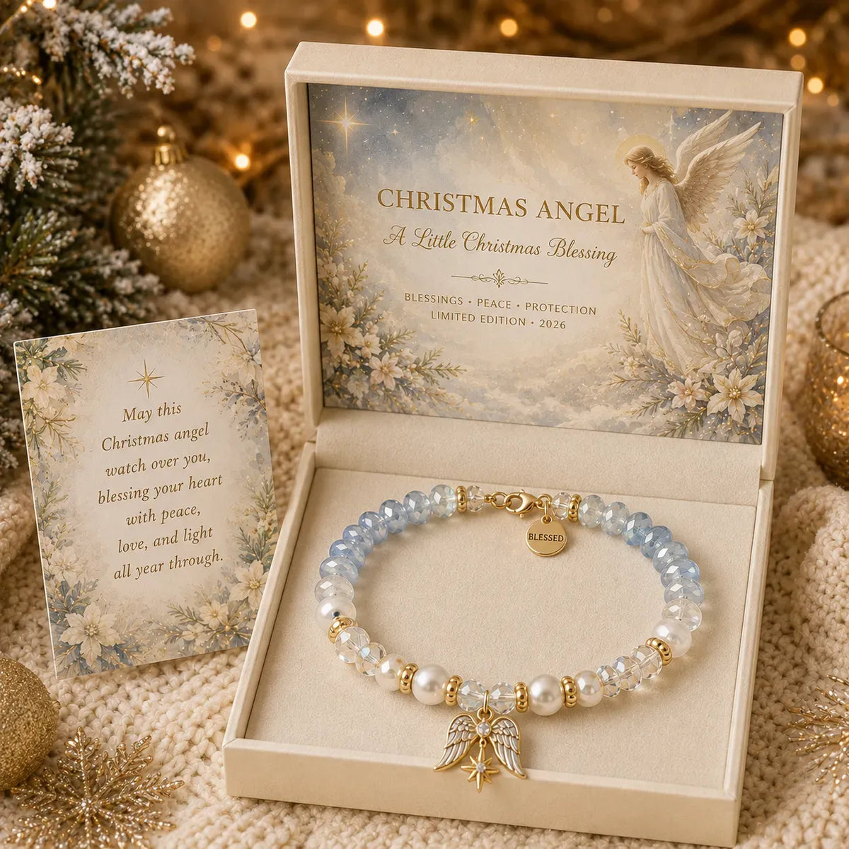 LAST DAY 49% OFF — Christmas Blessings Bracelet Set | Wear the Faith. Share the Blessing.
