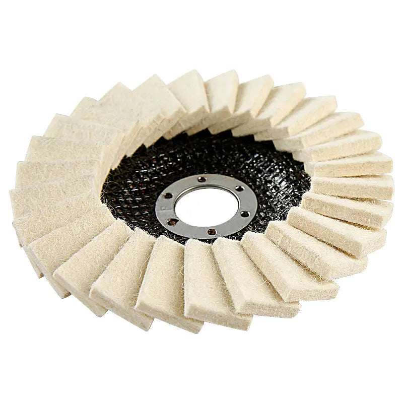 5-Inch Wool Flap Polishing Wheels for Angle Grinders