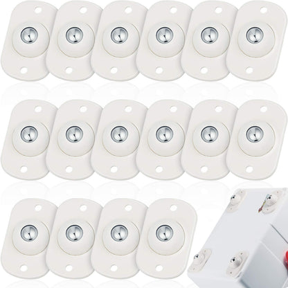 Stainless Steel Paste Universal Wheel– Drill-Free 360° Rolling Wheels