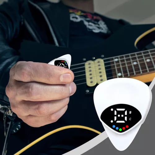 2-in-1 Guitar Pick Tuner – Instant Tuning & Playing in One Smart Tool