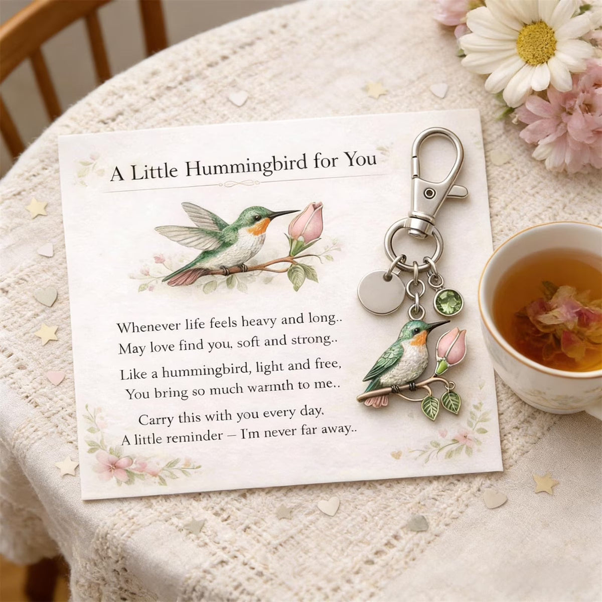 Mother's Day Gift Hot Sale: Save 50% A Little Bird for Mom & Daughter Keychain