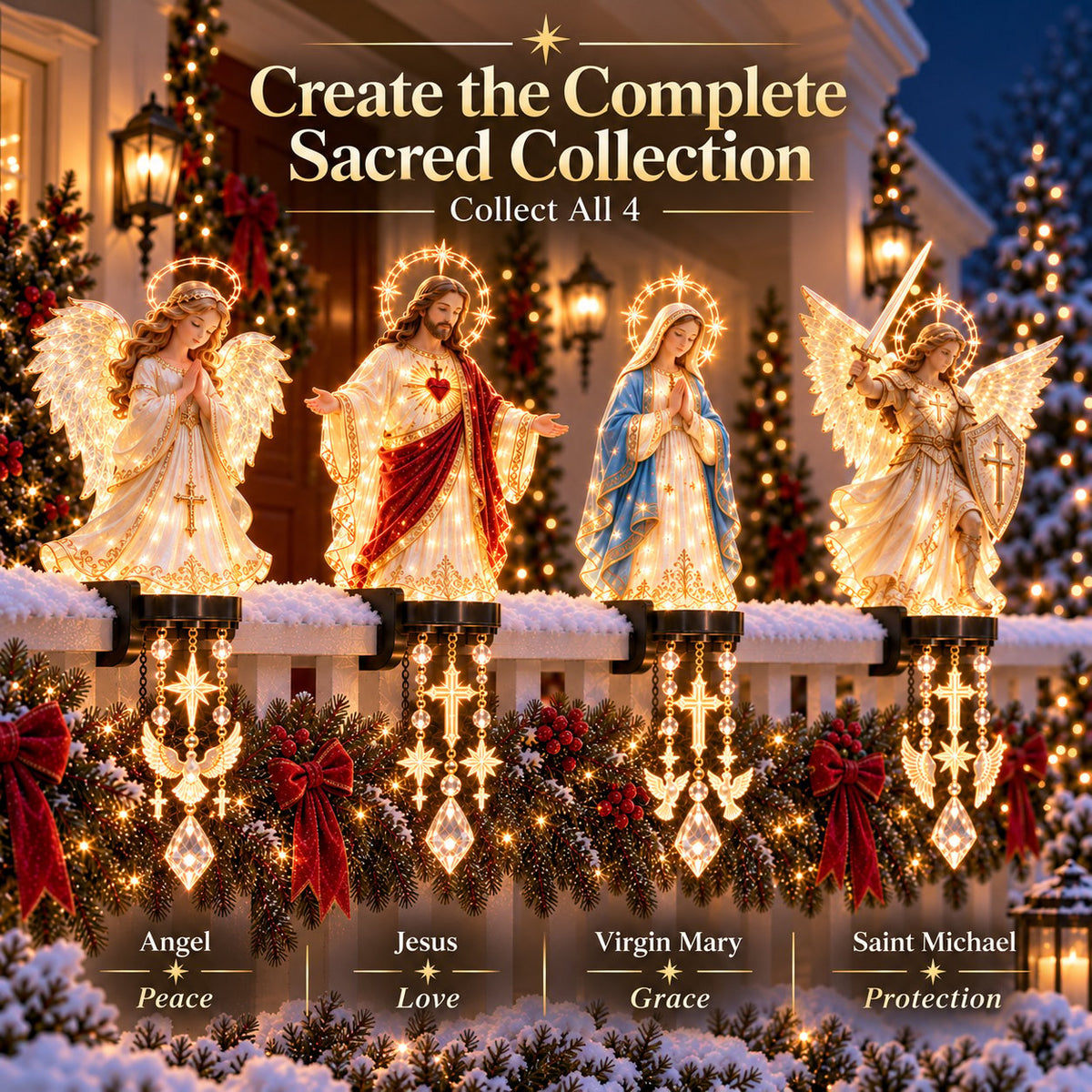 LAST DAY 49% OFF Sacred Christmas Railing Lights