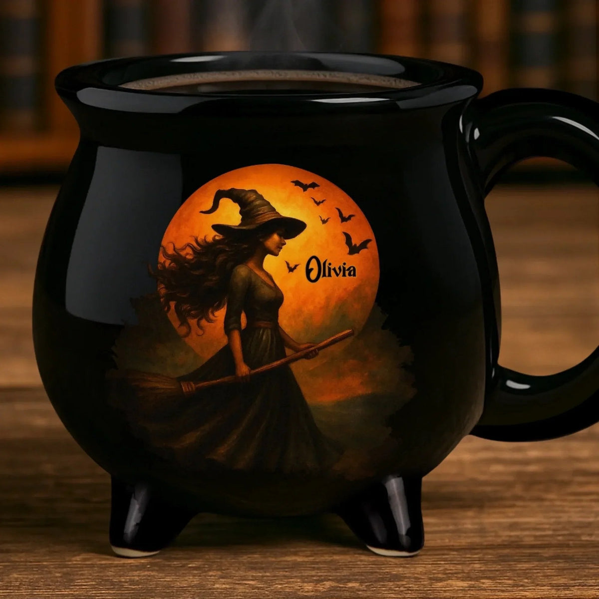 Halloween Early Bird SaleCustom Witch Cauldron Mug — The Ultimate Halloween Brew!