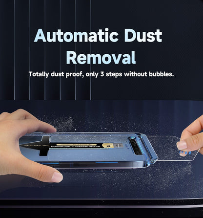 100K+ SOLD! 2025 New Upgraded Screen Protector For iPhone-Automatic Dust Free Eco-Friendly Protection