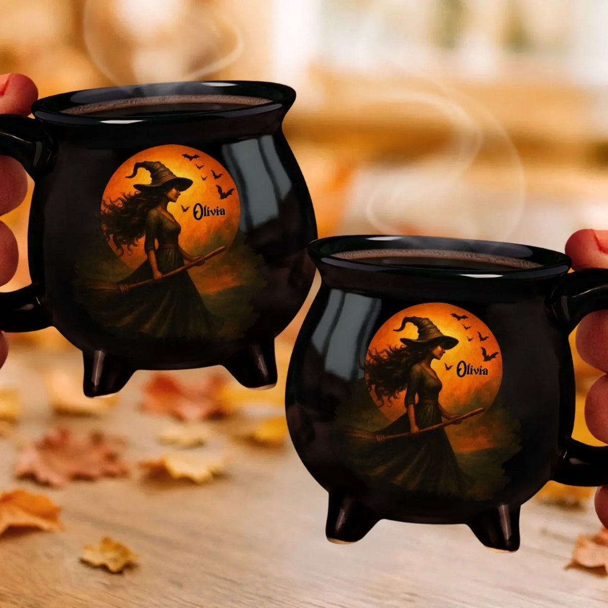 Halloween Early Bird SaleCustom Witch Cauldron Mug — The Ultimate Halloween Brew!