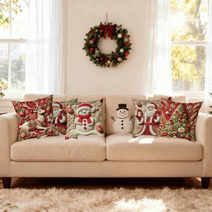Christmas Best Seller Festive Red Pillow Cover — Add Holiday Cheer to Your Home