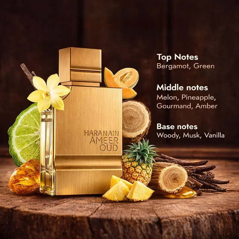 AL HARANAIN Amber Oud Gold Edition Eau de Parfum 2.0 oz