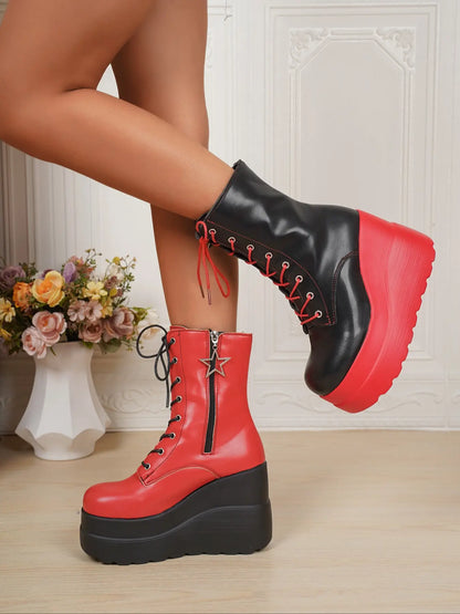 Women's Punk Boots – Chunky Sole