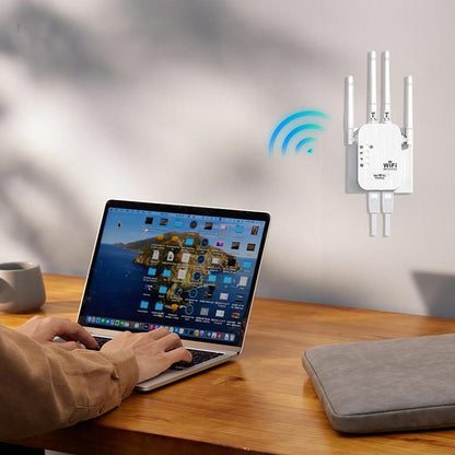 While Supplies Last 30% OFF! Dead Zones? Gone for Good! 1200Mbps WiFi Extender – Covers 10,000 sq.ft & 50 Devices.
