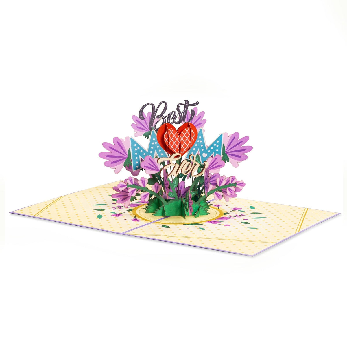 Paper Love Mother's Day Card, Happy Mothers Day Pop Up Card 3D Design