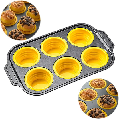 UP TO 50% OFF - Press-type Silicone Muffin Pans