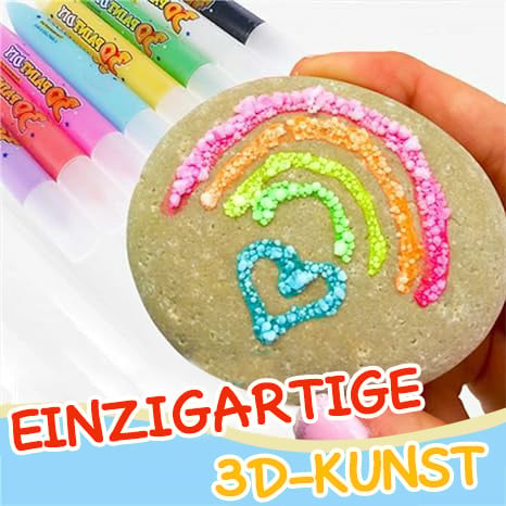 Magic Pen – Draw in 3D with a single stroke! DIY bubble "popcorn" effect drawing pens – Buy 3 Get 2