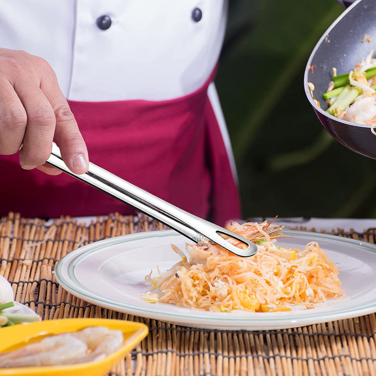 60K+ SOLD!Stainless Steel Grill Tongs