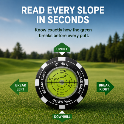 High-Precision Golf Green Reader – Portable Putting Slope Level Training Tool
