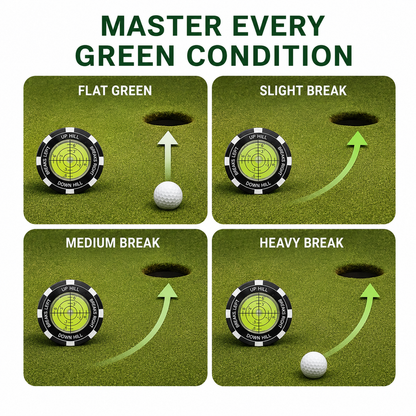 High-Precision Golf Green Reader – Portable Putting Slope Level Training Tool