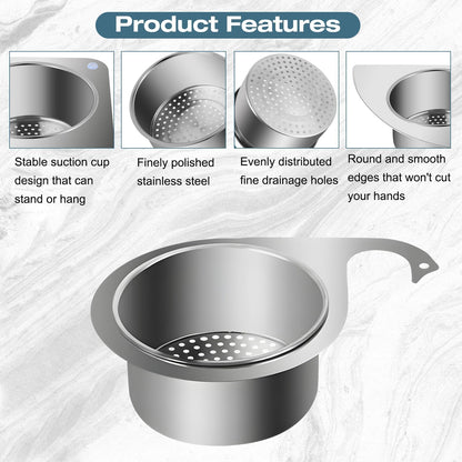 Stainless Steel Swan Sink Strainer Basket