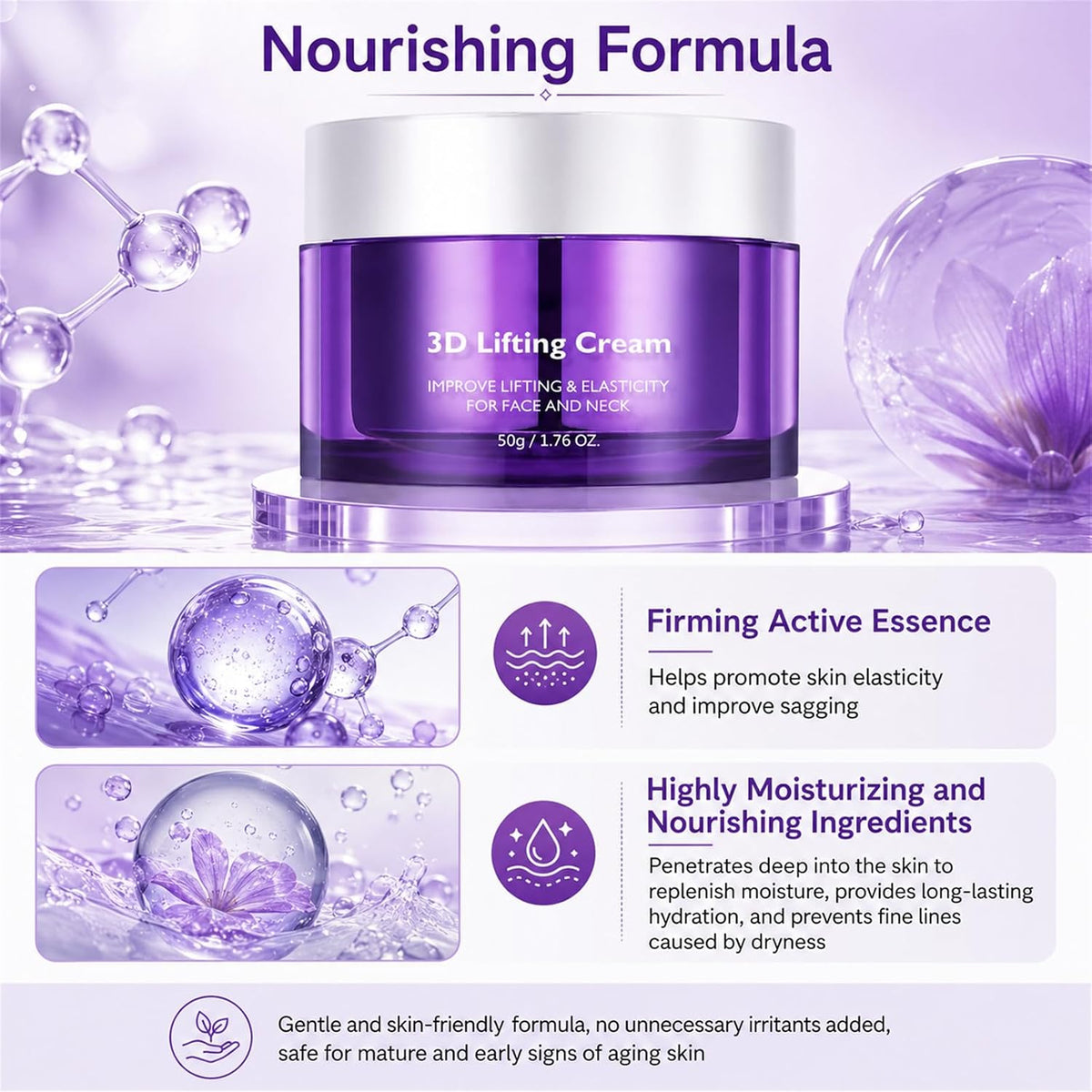2026 3D Lifting Cream 1.7 fl oz | Advanced Korean Facial Night Cream